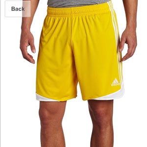 NWT Adidas Men's Yellow Tiro 11 Shorts